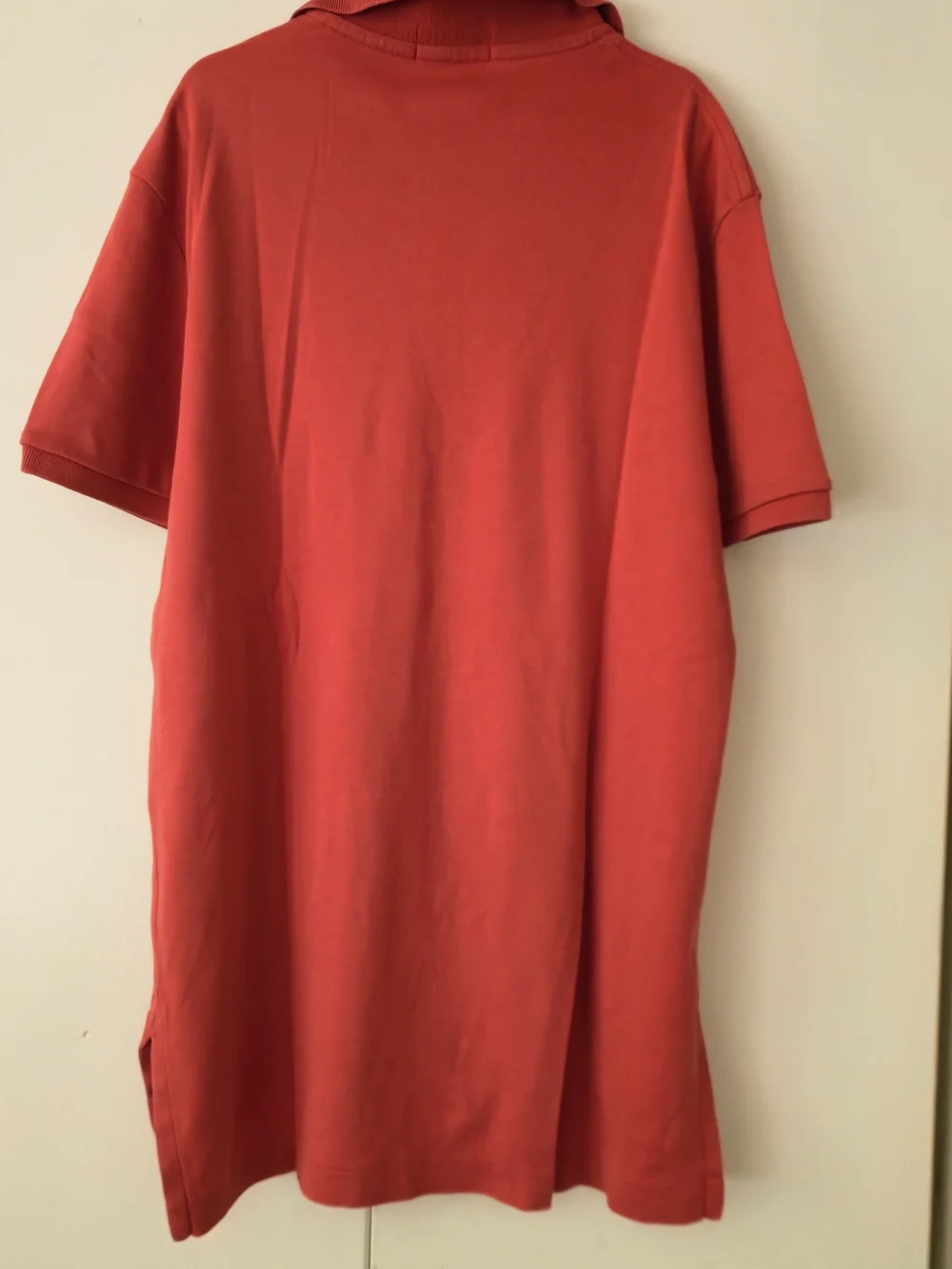 Ralph Lauren Coral Polo with Green Pony Embroidery